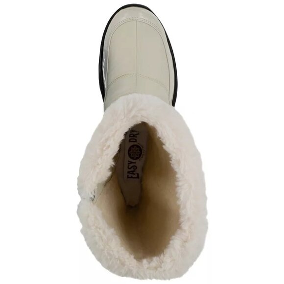 Easy Street Womens Cuddle Faux Fur Winter Boots - Picture 4 of 5